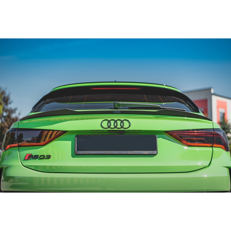 Aleron Spoiler Trasero Audi Q Sportback Sline Negro Brillo