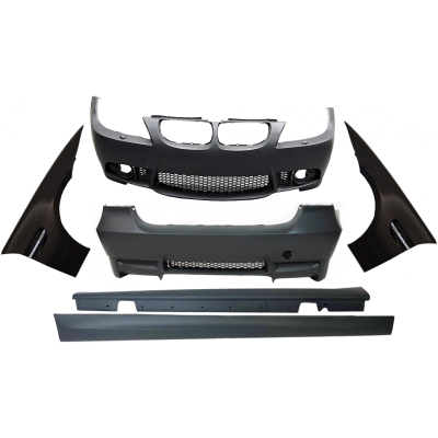 Kit De Carrocería BMW E90 2009 LCI Look M3 Con Aletas