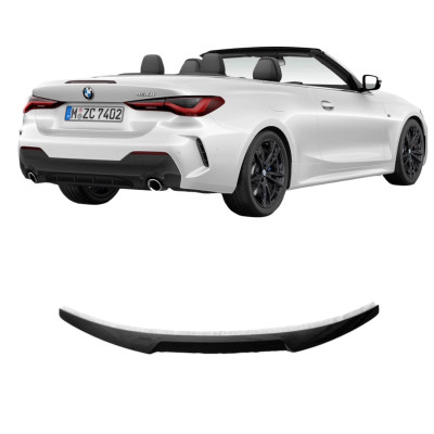 Aleron spoiler trasero para BMW Serie 4 G23 Cabrio Performance Negro Brillo