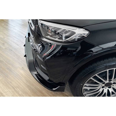 Añadido delantero Mercedes GLC SUV X254 AMG Negro Brillo