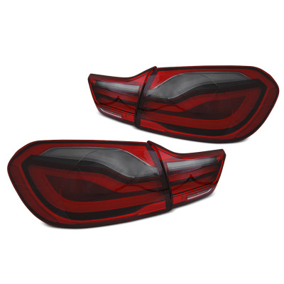 Pilotos traseros Led BMW Serie 4 F32 F33 F33 look LCI Rojo Ahumado