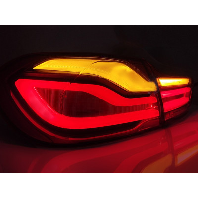 Pilotos traseros Led BMW Serie 4 F32 F33 F33 look LCI Rojo Ahumado