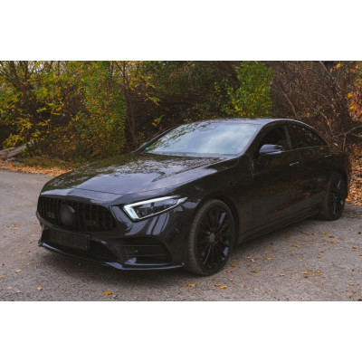 Parrilla frontal para Mercedes CLS C257 tipo GTR Panamericana Negra