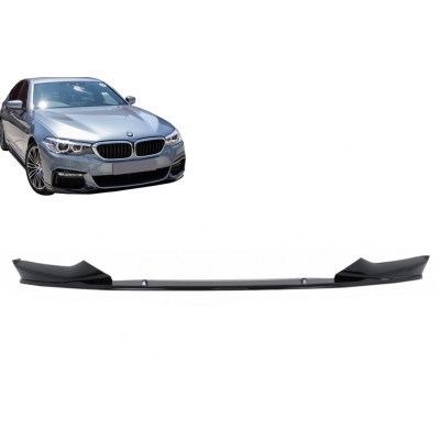 Añadido delantero para paragolpes BMW Serie 5 G30/G31 (2017-2019) Pack M Sport en Negro Piano