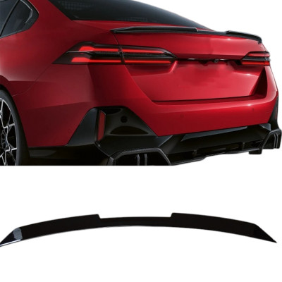 Alerón spoiler trasero para BMW Serie 5 G60 +2023 look Aero Negro Brillo