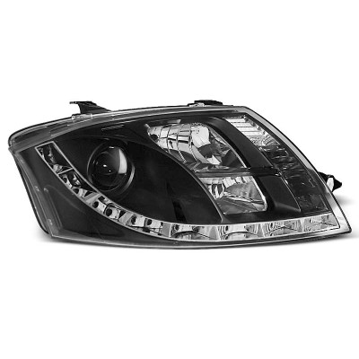 Faros Delanteros Daylight Fondo Negro para Audi TT 1999-2006