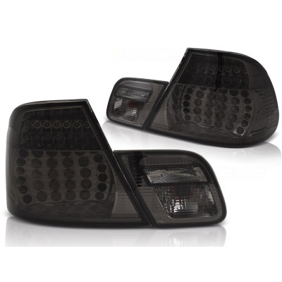 Pilotos Traseros LED Negro Ahumados para BMW Serie 3 E46 Coupé 2003-2006